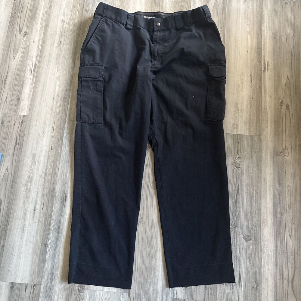 5.11 Tactical Heavy Blue Cargo Work  Uniform  Pants With Pockets Size 42